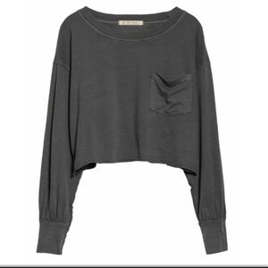 Free People cropped long sleeve